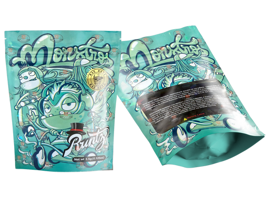 Monsters Mylar bag 3.5g Packaging Only
