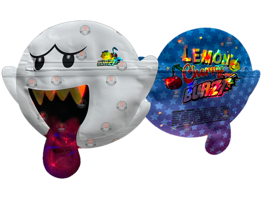 Lemon Cherry Burzt cut out Mylar Bags 3.5g Empty Packaging