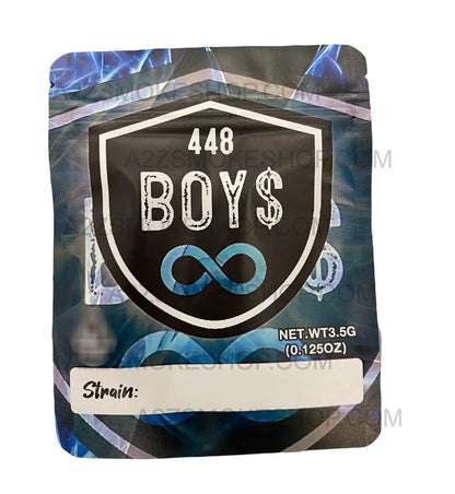448 Boys Mylar bag 3.5g Packaging Only - Black Unicorn Hub