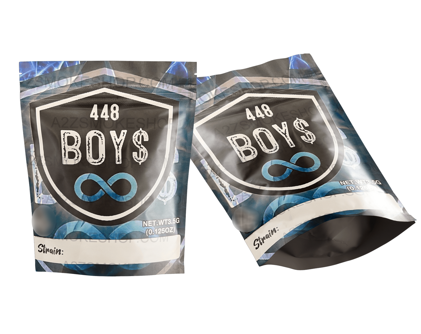 448 Boys Mylar bag 3.5g Packaging Only