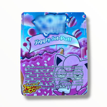 Pop Jiggly Jet Puff 3.5g Mylar Bag- Packaging Only Flavor Co