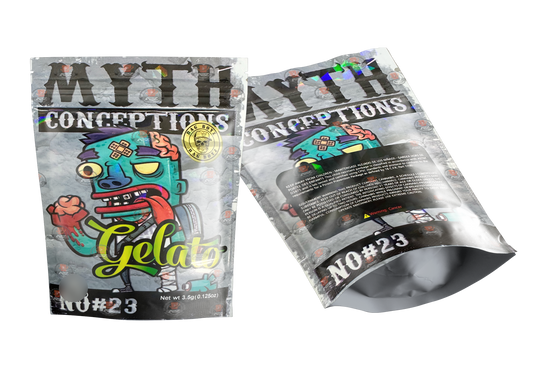 Bag Boyz Gelato Myth Conception No #23 Mylar bags 3.5g Packaging Only