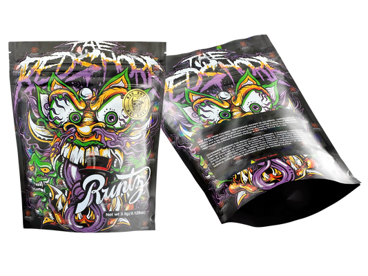 Runtz the red shore Holographic Mylar Bag 3.5G