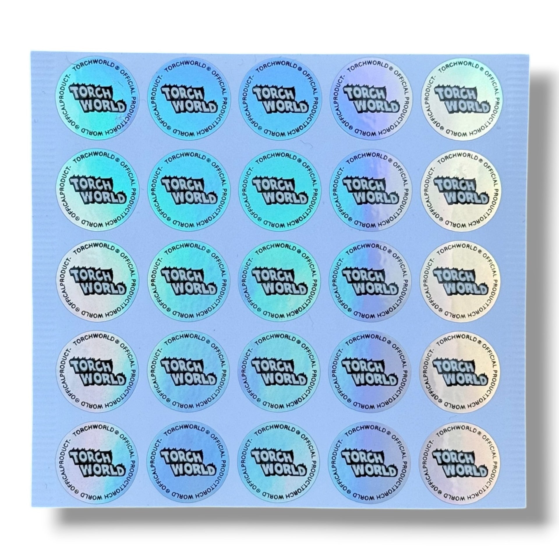 Torch World Toxic Love 3.5G Mylar sticker Bags -With stickers and label