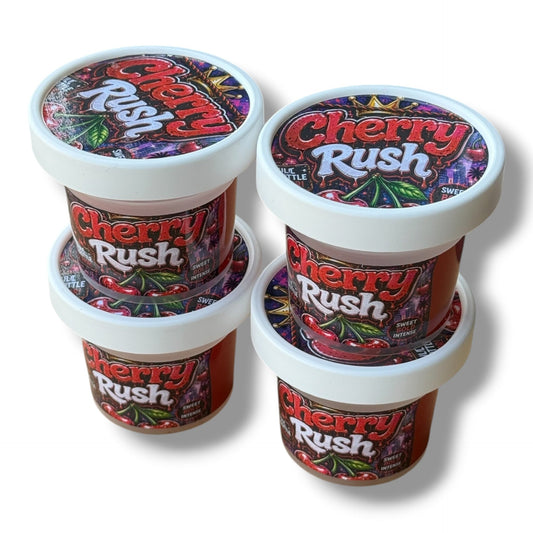 Cherry Rush Ice Cream Style 3.5G Plastic Jars with Display Boxes – Packaging Only (Copy)