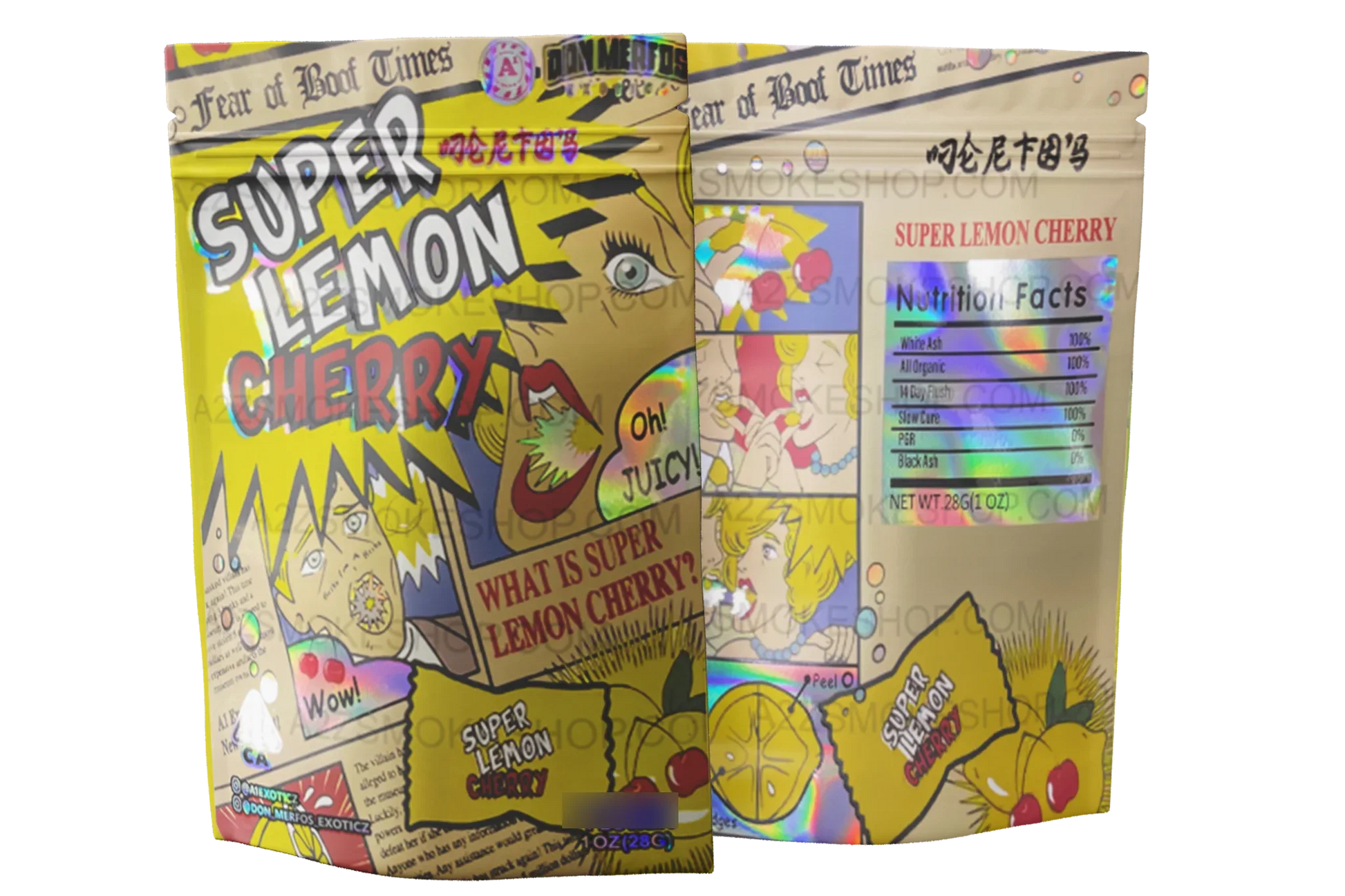 Don Merfos Super Lemon Cherry 1 OZ 28G Mylar bag - Black Unicorn Hub
