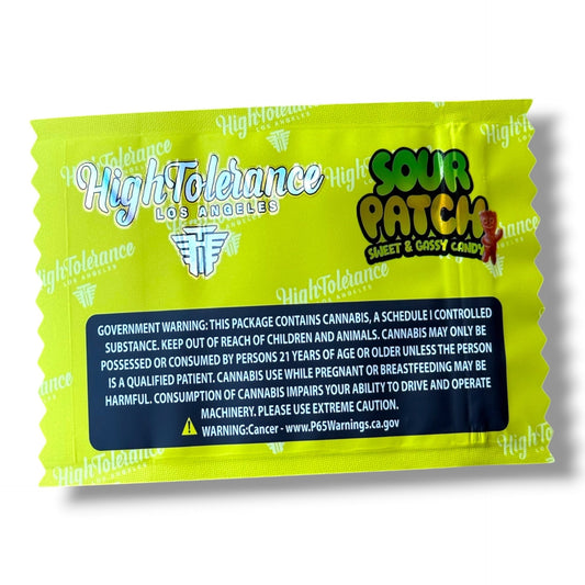 Xtreme Sour Patch Sweet & Gassy Candy 3.5g shape bags
