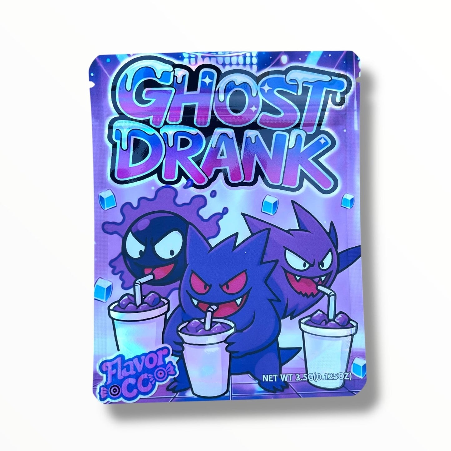 Ghost Drank 3.5g Mylar Bag- Packaging Only Flavor Co