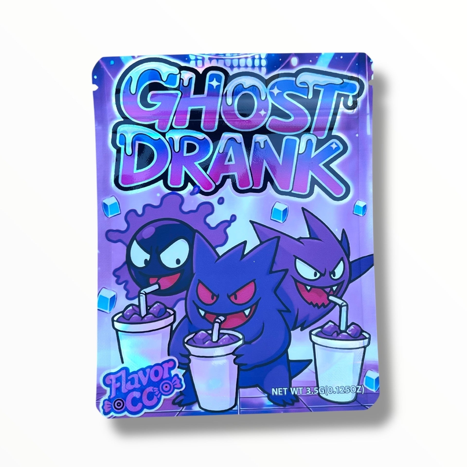 Ghost Drank 3.5g Mylar Bag- Packaging Only Flavor Co