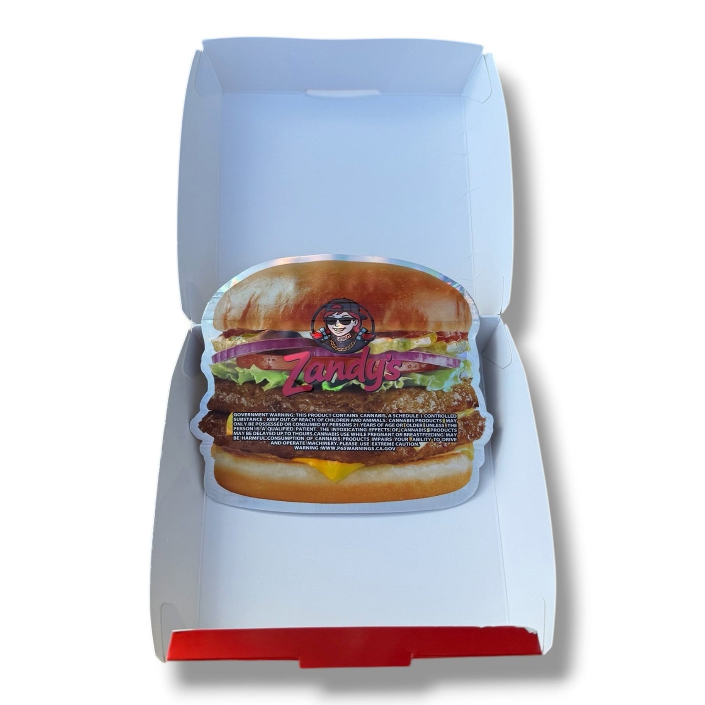 Zandy's Dazed Double Mylar Bags with Boxes 3.5g Box Packaging