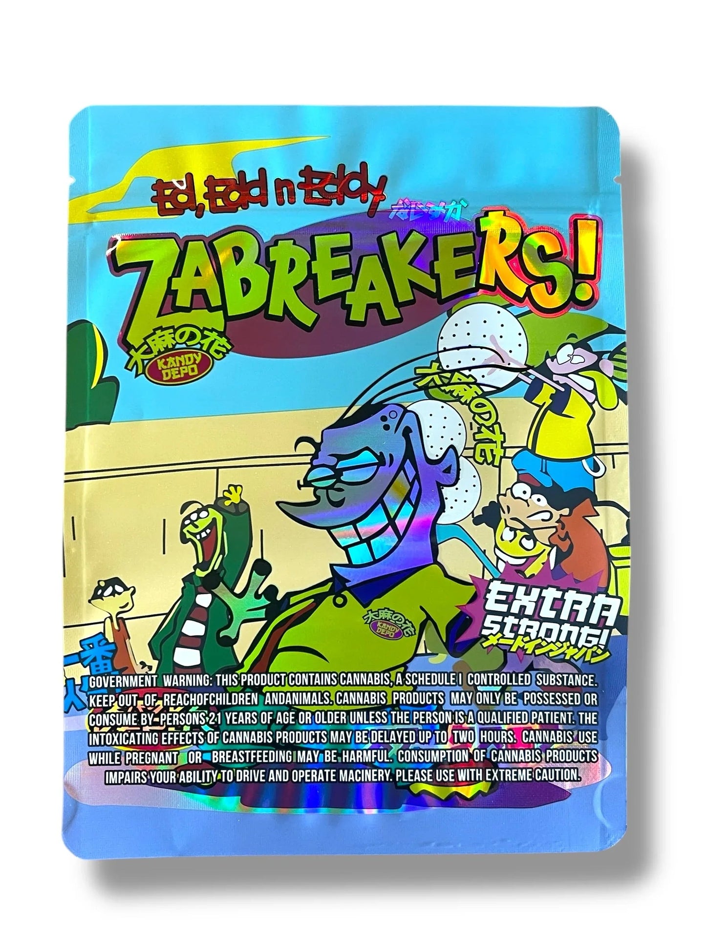 Kandy Depo ZaBreakers 1 OZ 28G empty Mylar bag 1 ounce (50 Count) - Black Unicorn Hub