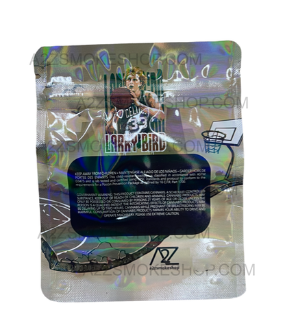 Black Unicorn Larry Bird Holographic Mylar bag 3.5g  For Flower