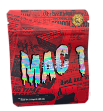 Black Unicorn -Mac 1 Holographic Mylar bag 3.5g  For Flower