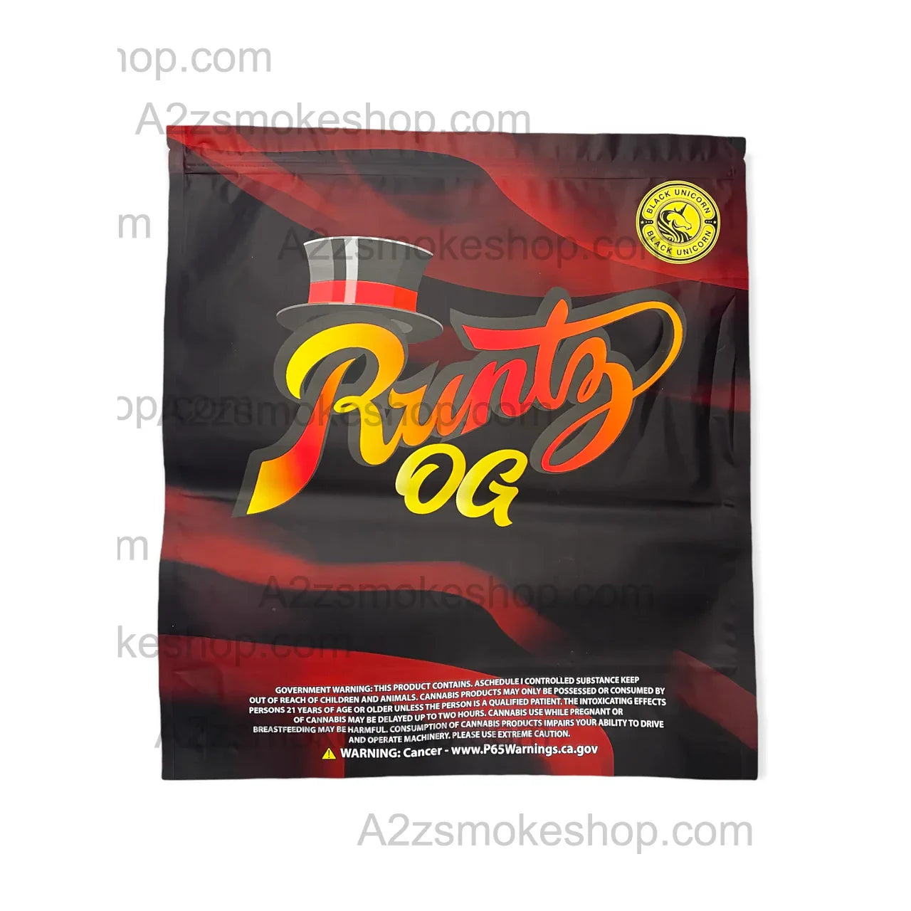 Black Unicorn - Pound Bag (Large)-OG Mylar bag with Window 1LBS - 16OZ (454g) - Black Unicorn Hub