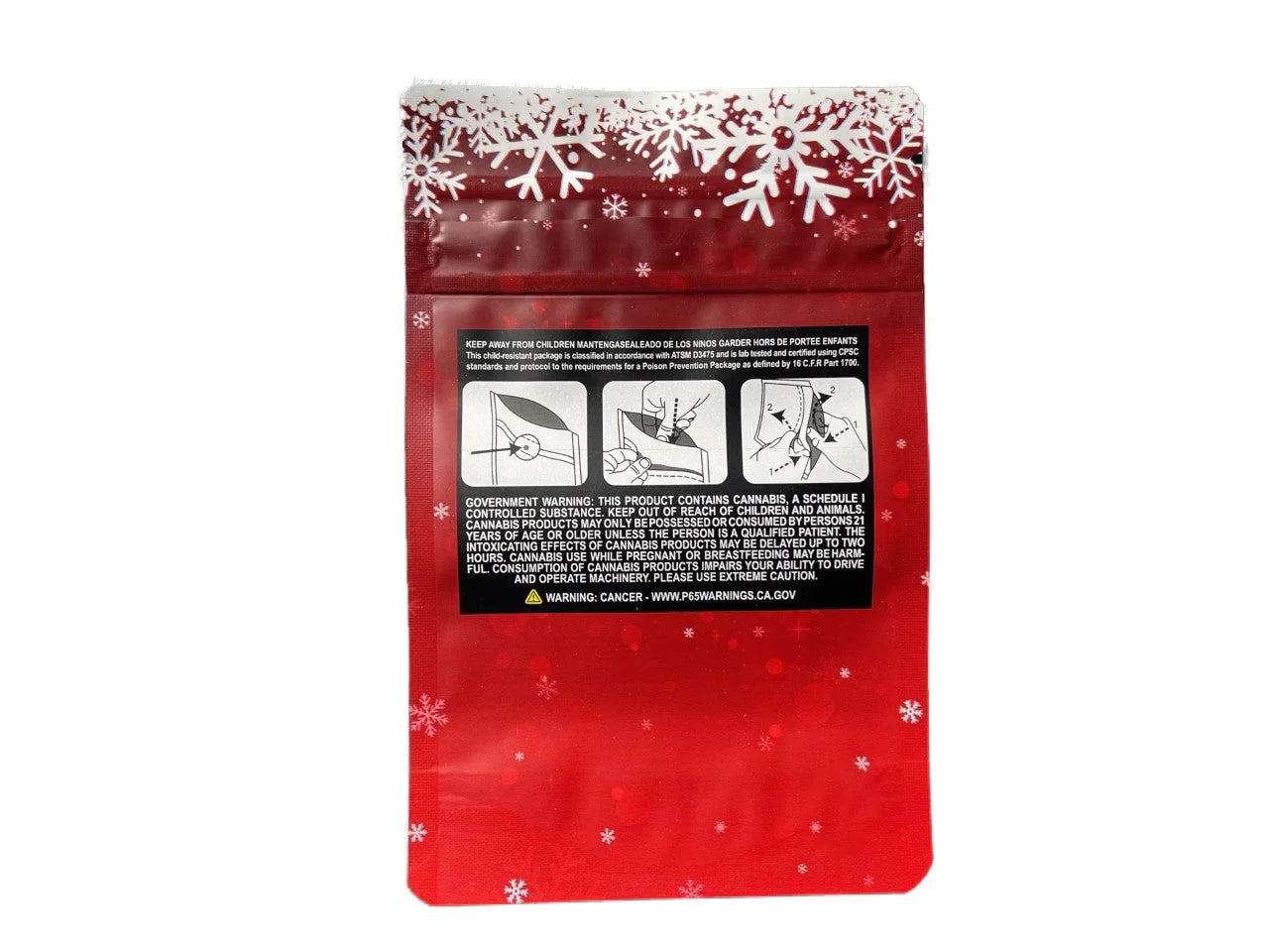 Black Unicorn -Santa Claus HO HO HO Merry Christmas Merry Juana Mylar bag 3.5g For Flower - Black Unicorn Hub