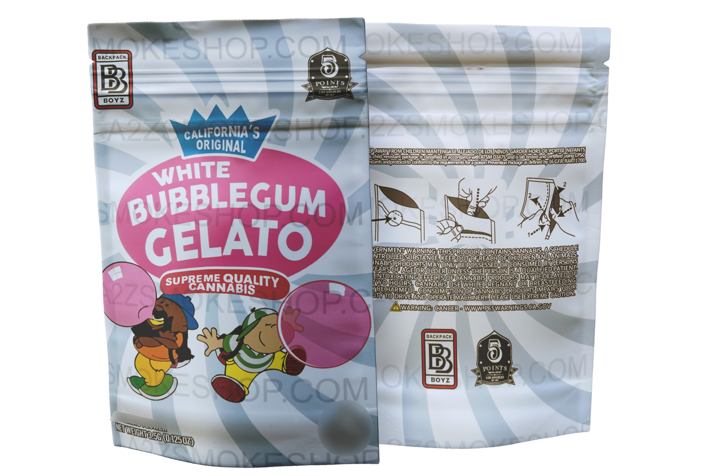 Backpack Boyz White Bubblegum Gelato 3.5g