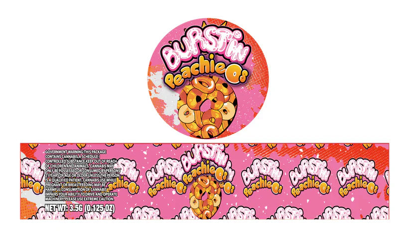 Glass Jar Stickers 3.5g Holographic stickers only