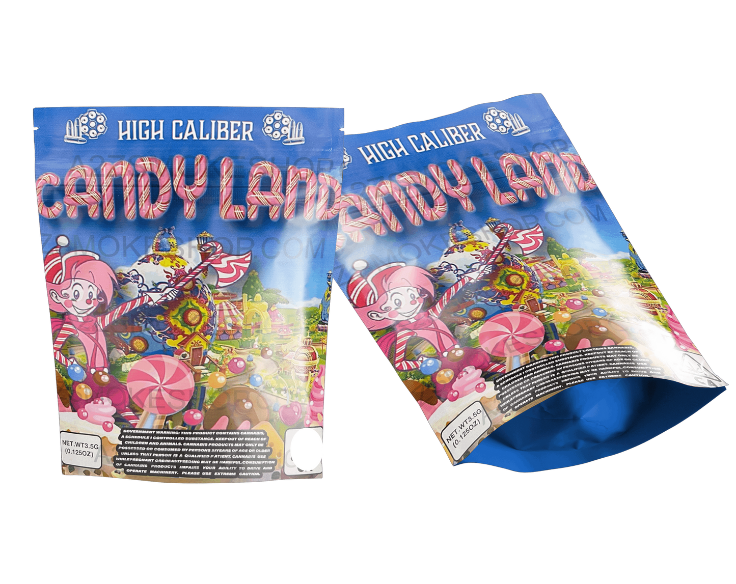 High Caliber Candy Land Mylar bag 3.5g Packaging Only