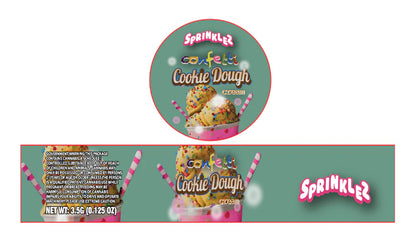 Glass Jar Stickers 3.5g Holographic stickers only