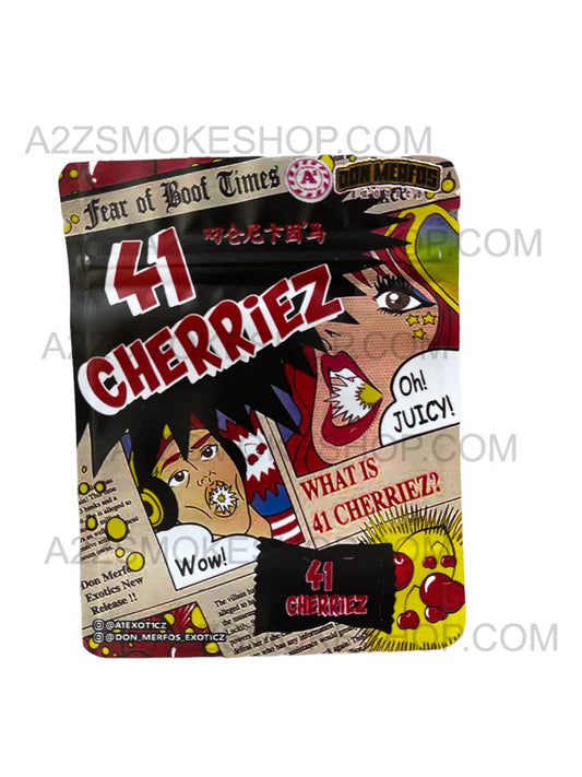 Don Merfos 41 Cherriez bag 3.5g Mylar bag Packaging Only - Black Unicorn Hub