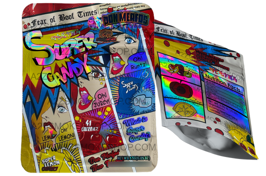 Don Merfos Exotics Super Candy Mylar bag 3.5g Holographic