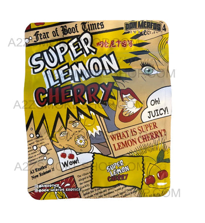 Don Merfos Super Lemon Cherry bag 3.5g Mylar bag Packaging Only - Black Unicorn Hub