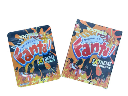 Fanta Extreme Fire Cherry Mylar Bags with Boxes 3.5g Box Packaging Holographic