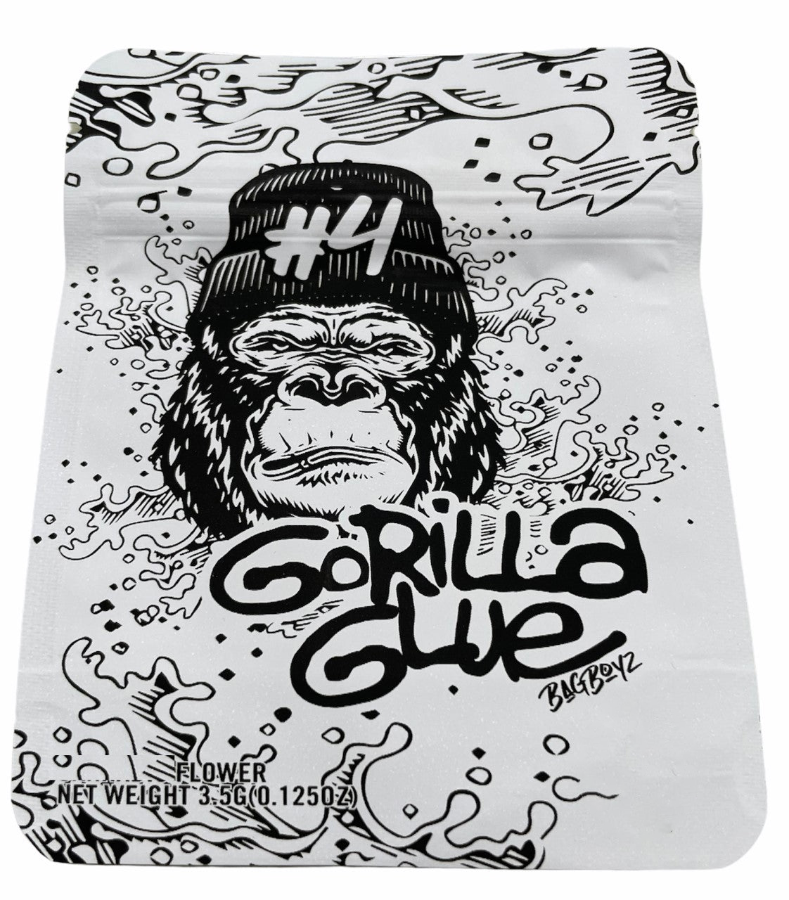 Gorilla Glue #4 Mylar zip lock bag 3.5G