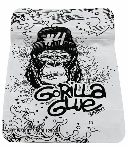Gorilla Glue #4 Mylar zip lock bag 3.5G