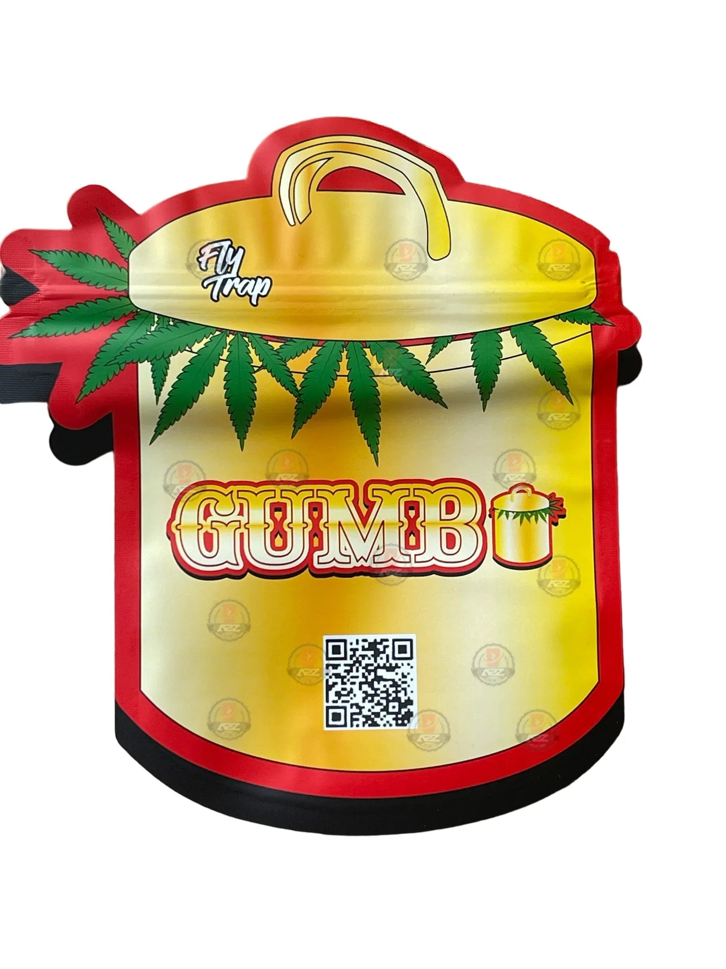 Gumbo 3.5g Mylar Bag Fly Trap - Black Unicorn Hub
