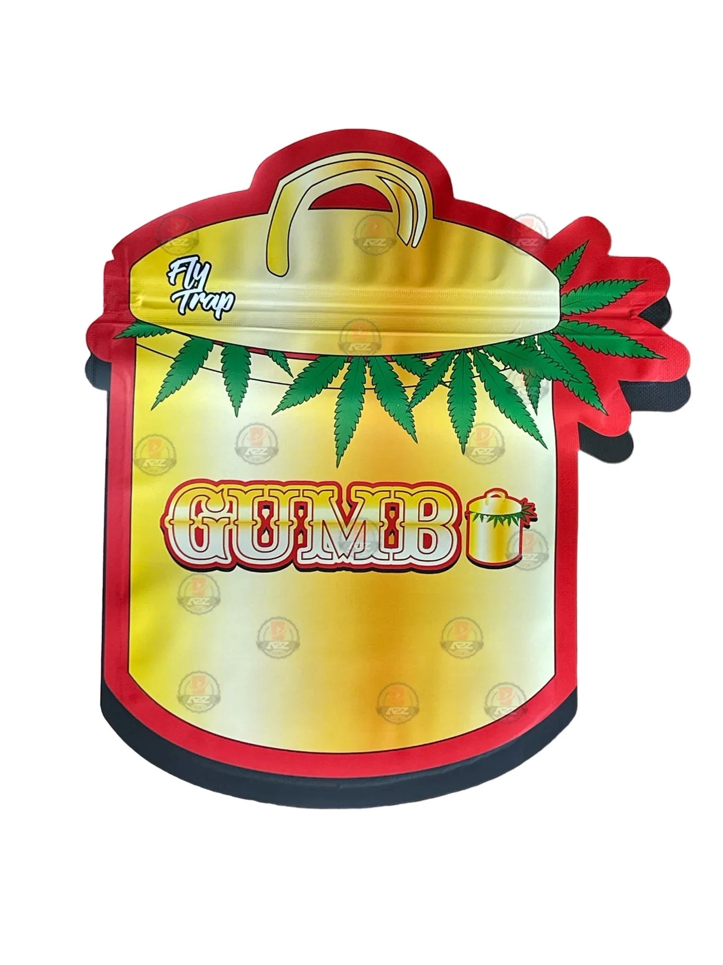 Gumbo 3.5g Mylar Bag Fly Trap - Black Unicorn Hub