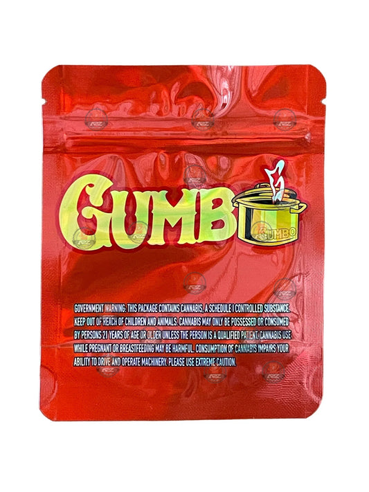 Gumbo Cookies 3.5g Mylar Bag Holographic Jokes Up - Black Unicorn Hub
