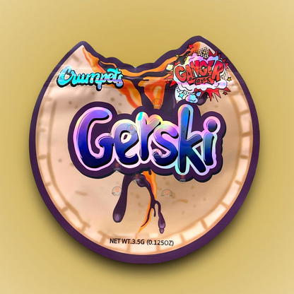 Gerski Crumpets 3.5G Mylar Bag Holographic- Packaging Only