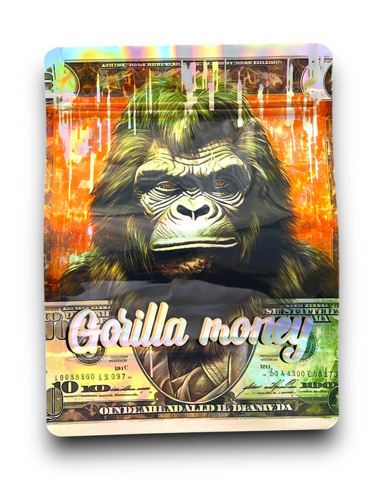 Gorilla Money 1OZ 28G Mylar Bag (50 Count)