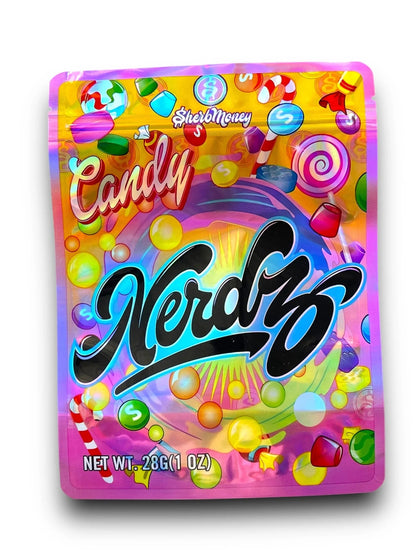 Candy Nerdz 1OZ 28G Mylar Bag (50 Count) Sherb Money - Black Unicorn Hub