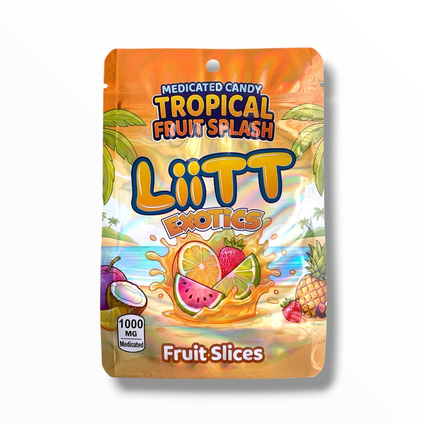 Liitt Exotics Tropical Fruit Splash 3.5g Mylar Bag 1000MG (Packaging Only)