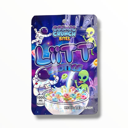 Liitt Exotics Cosmic Crunch Bites 3.5g Mylar Bag 1000MG (Packaging Only)