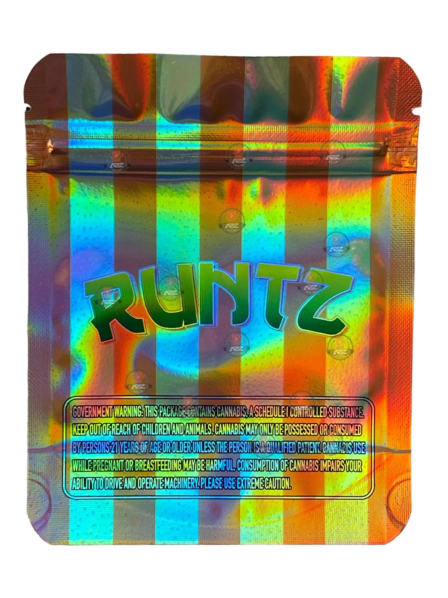 Bomb Weed 3.5g Mylar Bag Holographic - Black Unicorn Hub