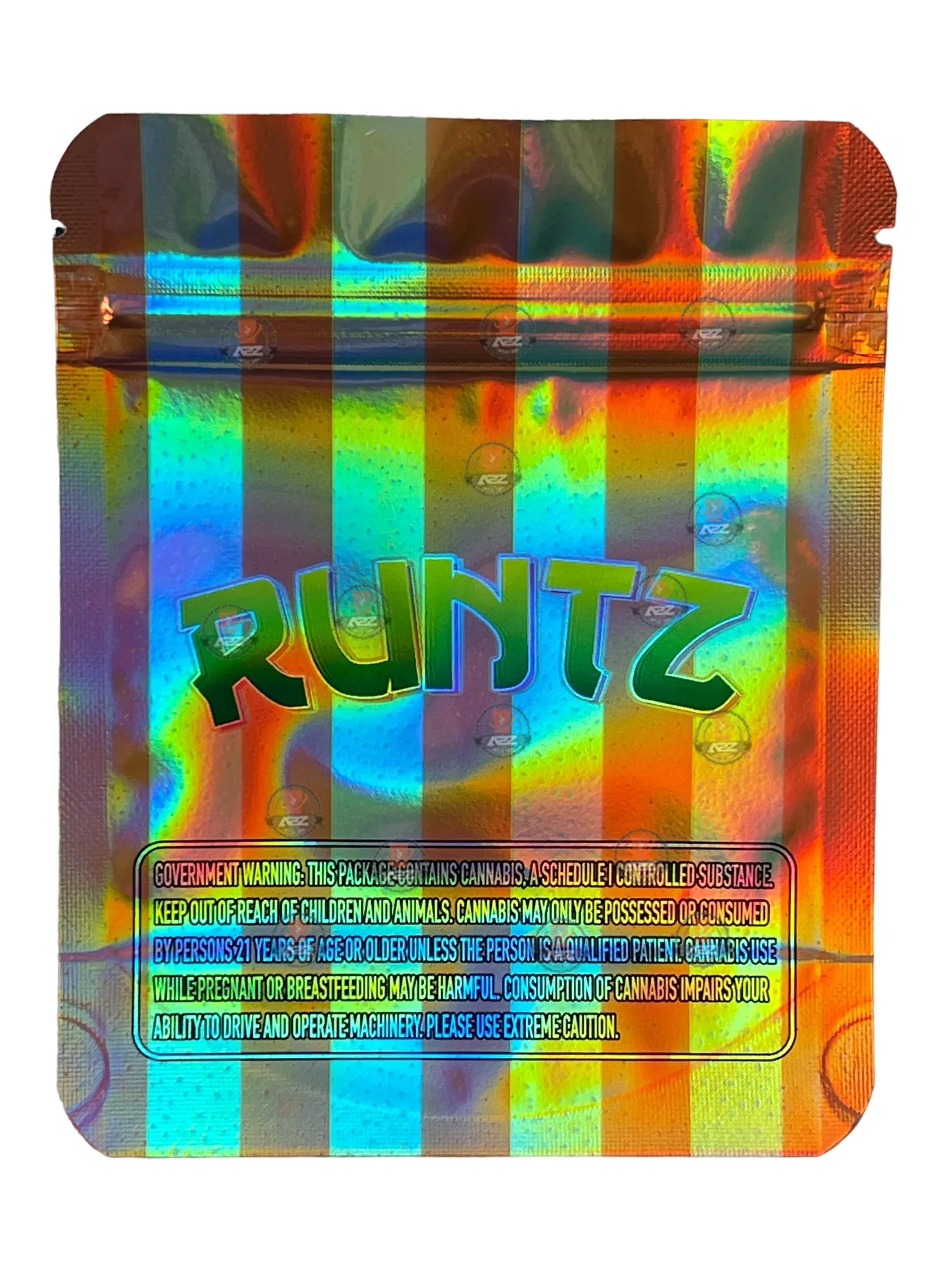 Bomb Weed 3.5g Mylar Bag Holographic - Black Unicorn Hub