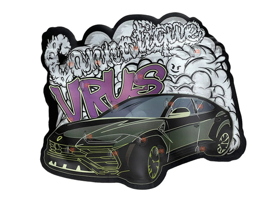 Cannatique Urus Mylar Bag 3.5g Cut Out - Black Unicorn Hub