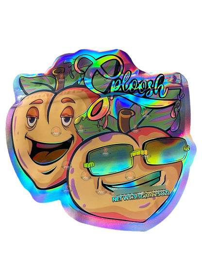 Sploosh Sherb Money Cut Out Mylar Bags 3.5g Holographic - Black Unicorn Hub