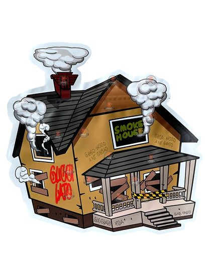 Guccilato Smoke House Cut Out Mylar Bags 3.5g Hight Tolerance - Black Unicorn Hub