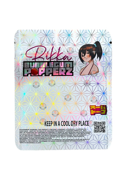 Bubblegum Popperz Rikka By Superdope Mylar Bags 3.5g Holographic NEW Super Hen Tai - Black Unicorn Hub