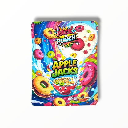 Pack A Punch Apple Jacks 3.5g Mylar Bag- Packaging
