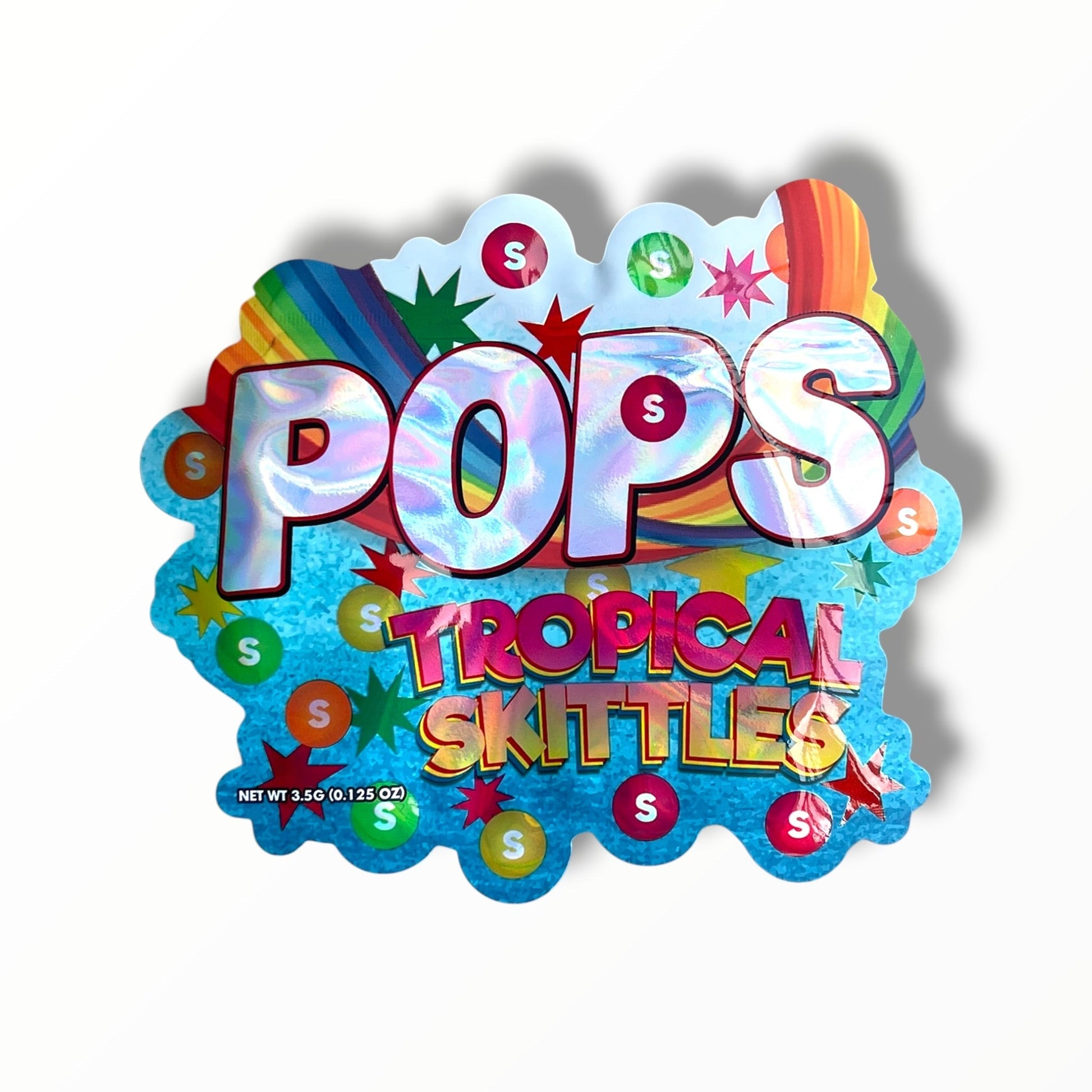 Pops Tropical Skittles 3.5g shape bags