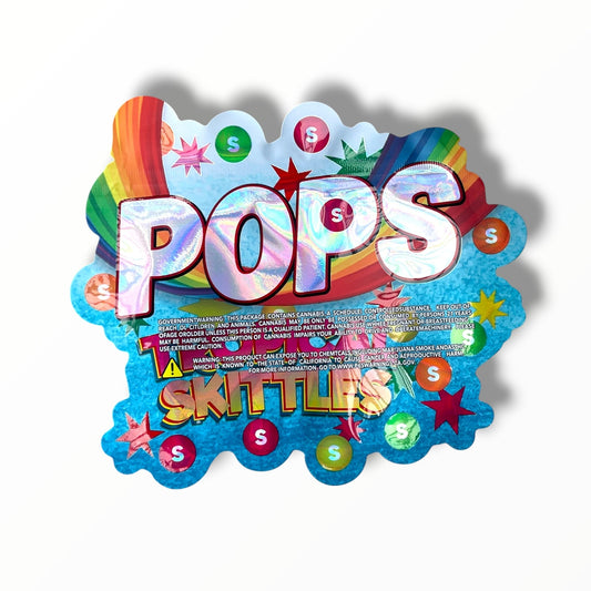 Pops Tropical Skittles 3.5g shape bags