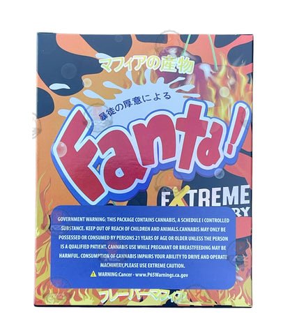 Fanta Extreme Fire Cherry Mylar Bags with Boxes 3.5g Box Packaging Holographic