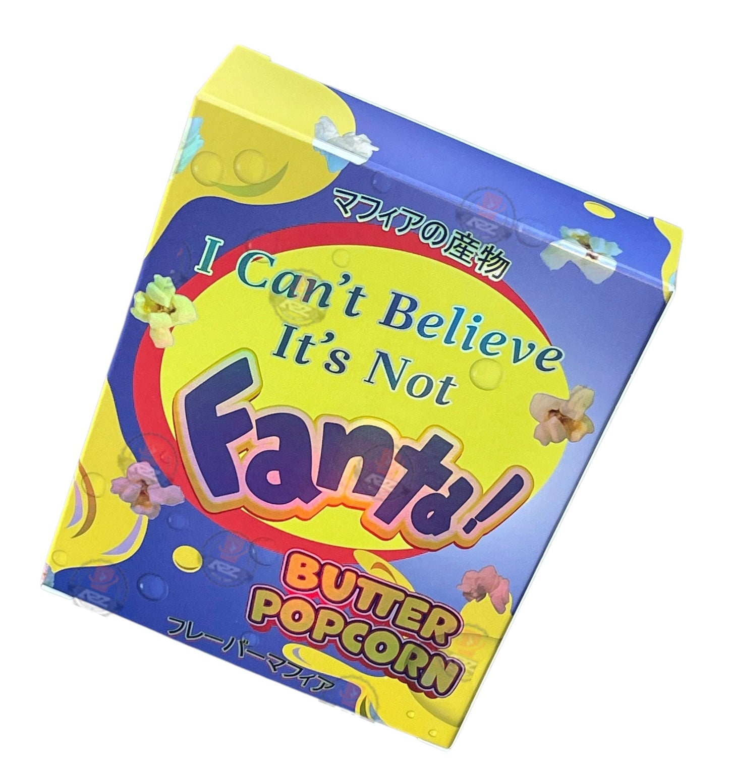 Fanta Butter Popcorn Mylar Bags with Boxes 3.5g Box Packaging Holographic