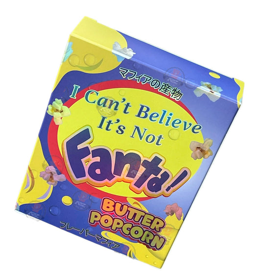 Fanta Butter Popcorn Mylar Bags with Boxes 3.5g Box Packaging Holographic