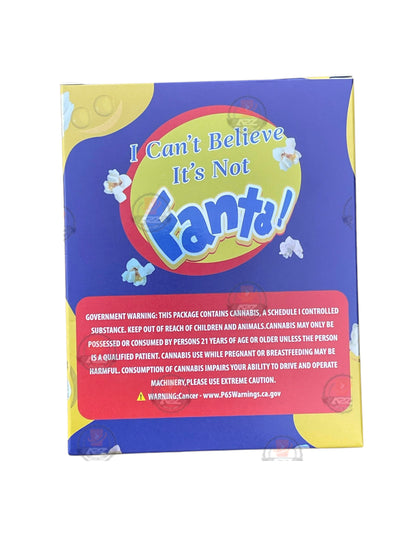 Fanta Butter Popcorn Mylar Bags with Boxes 3.5g Box Packaging Holographic